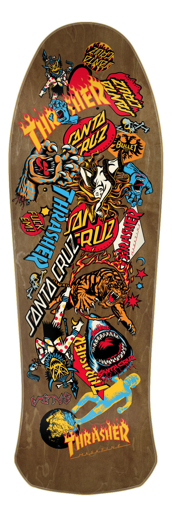 Santa Cruz x Thrasher Salba Oops deck 10.4