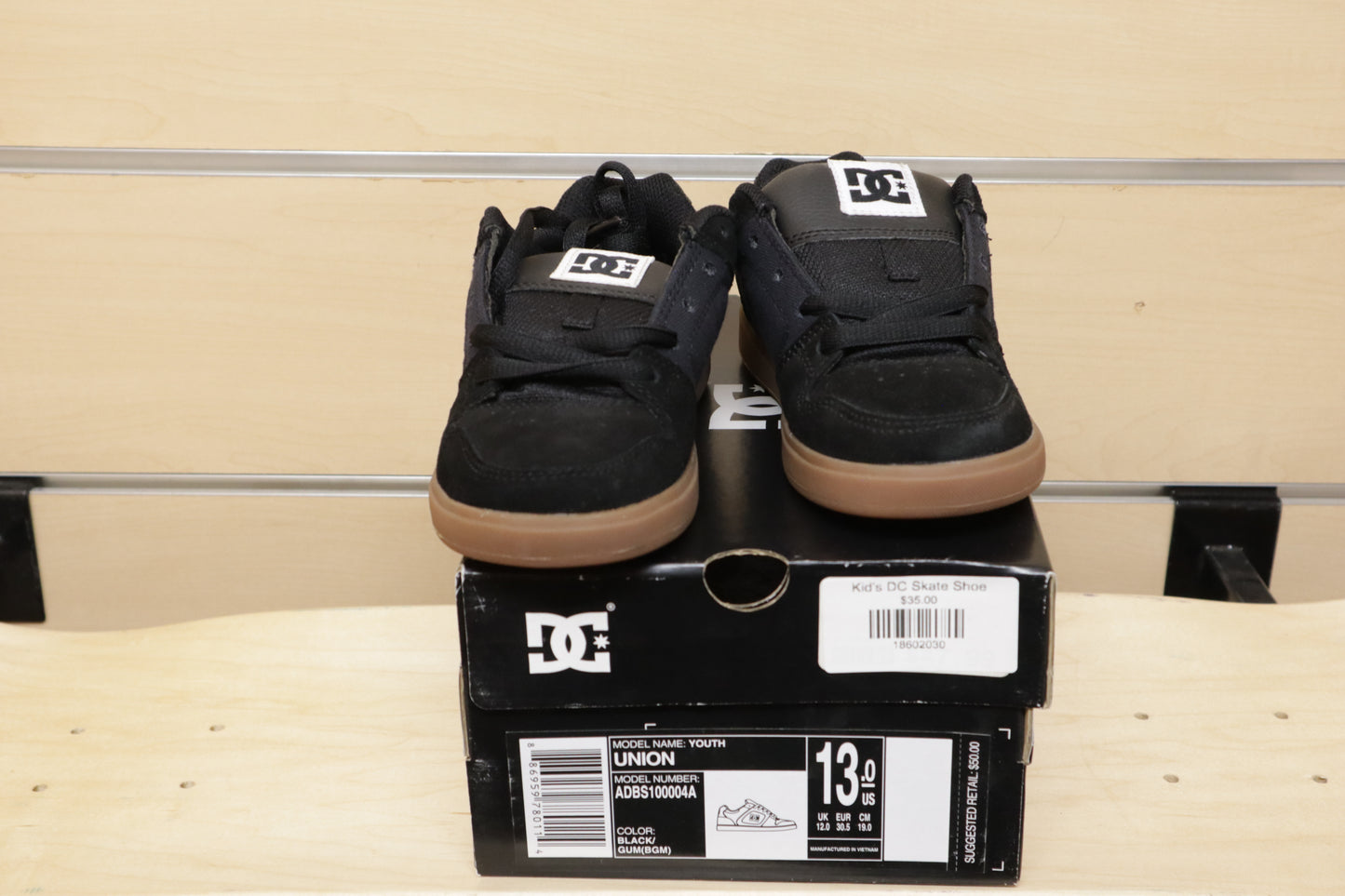 DC Kid's Union Blk/Gum