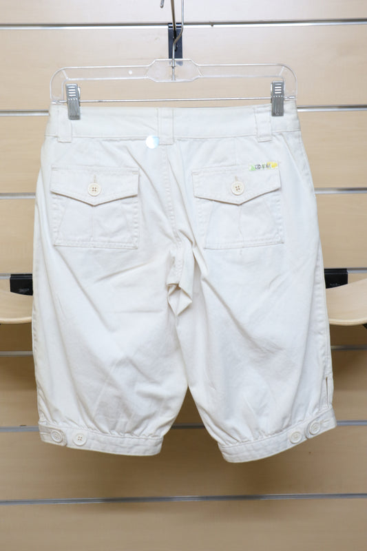 Split Violet Banded Shorts