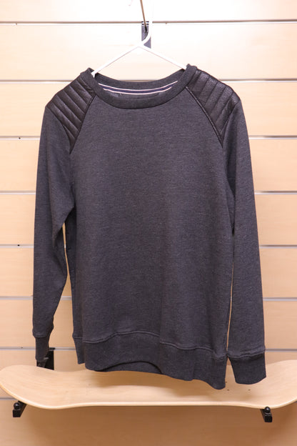 Beans x Bones Shoulder Yoke Fleece Black