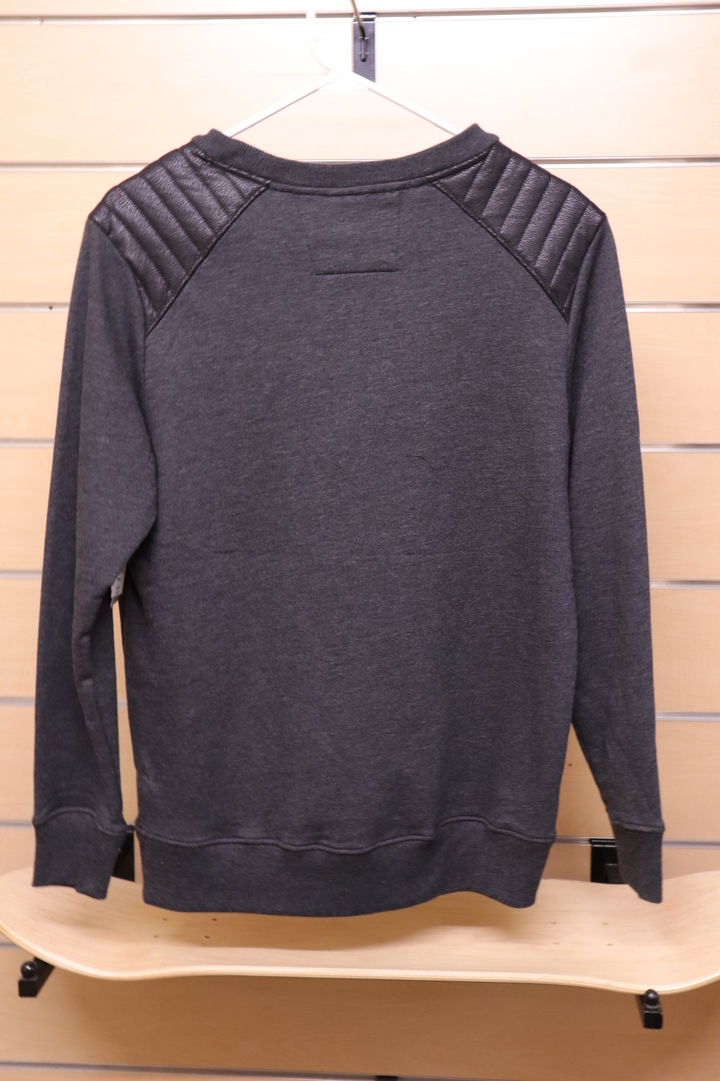 Beans x Bones Shoulder Yoke Fleece Black