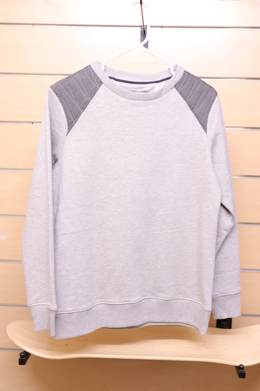 Beans x Bones Shoulder Yoke Fleece Gray