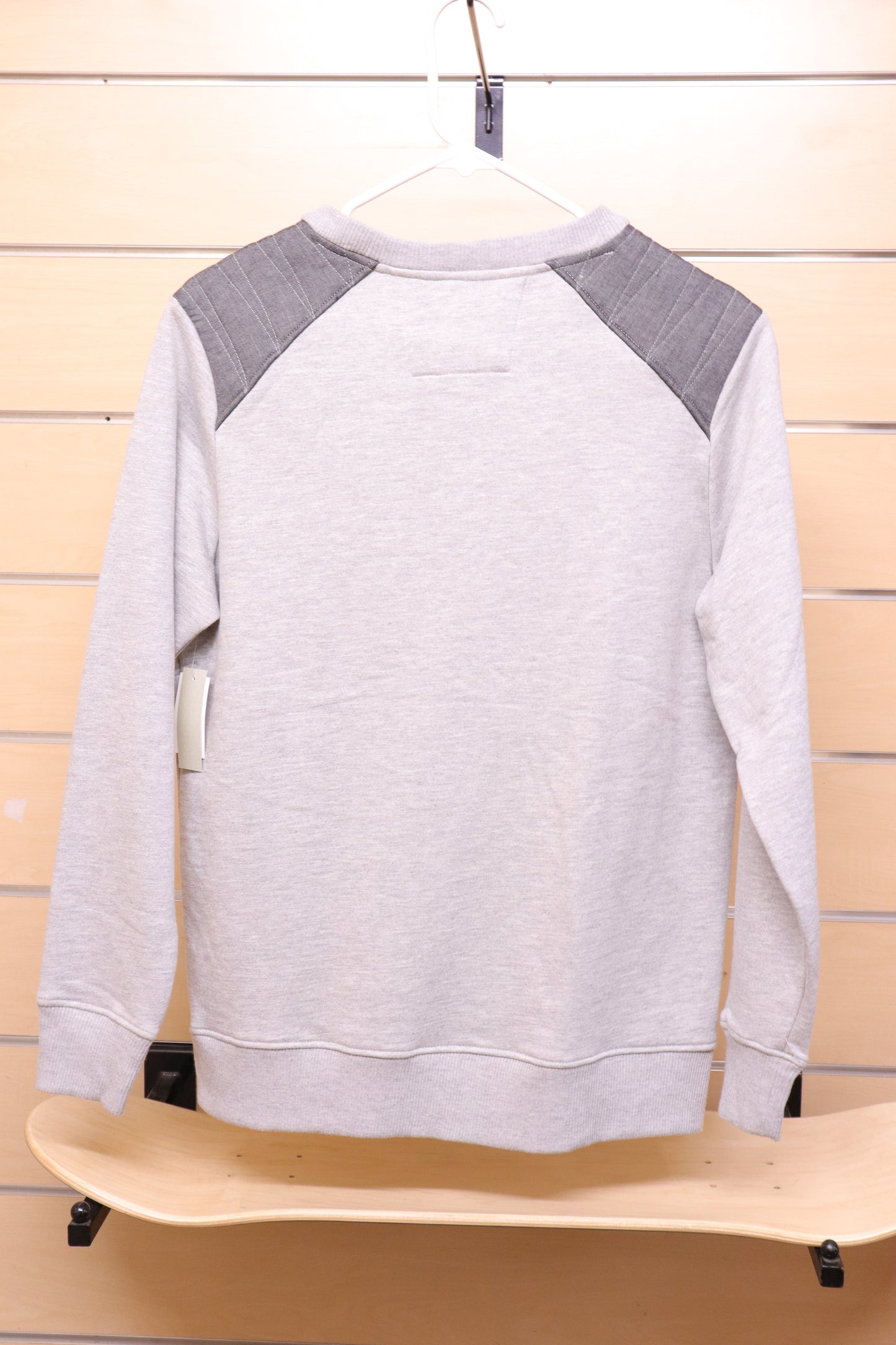 Beans x Bones Shoulder Yoke Fleece Gray