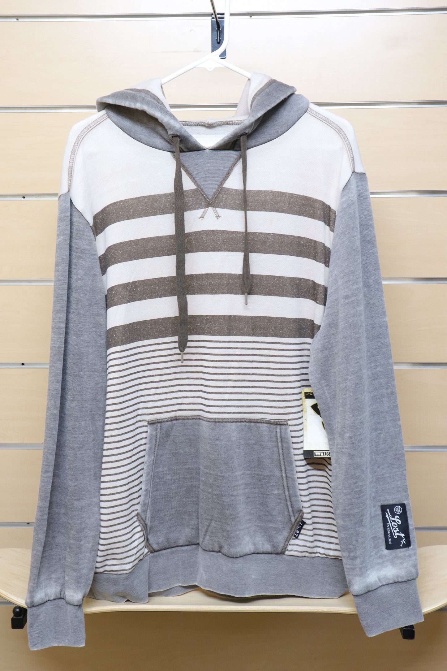 Lost Uncommon Striped Hoodie