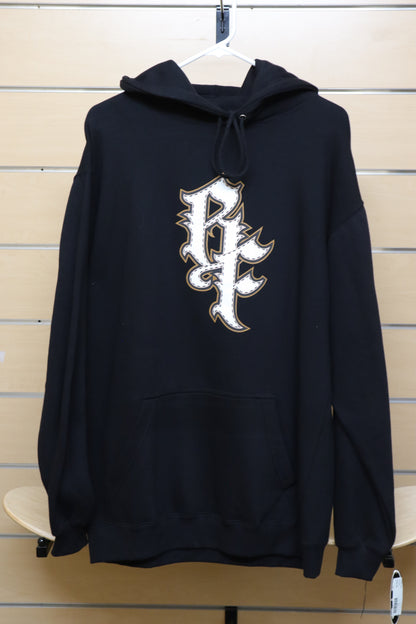 Black Flys English Logo Hoodie