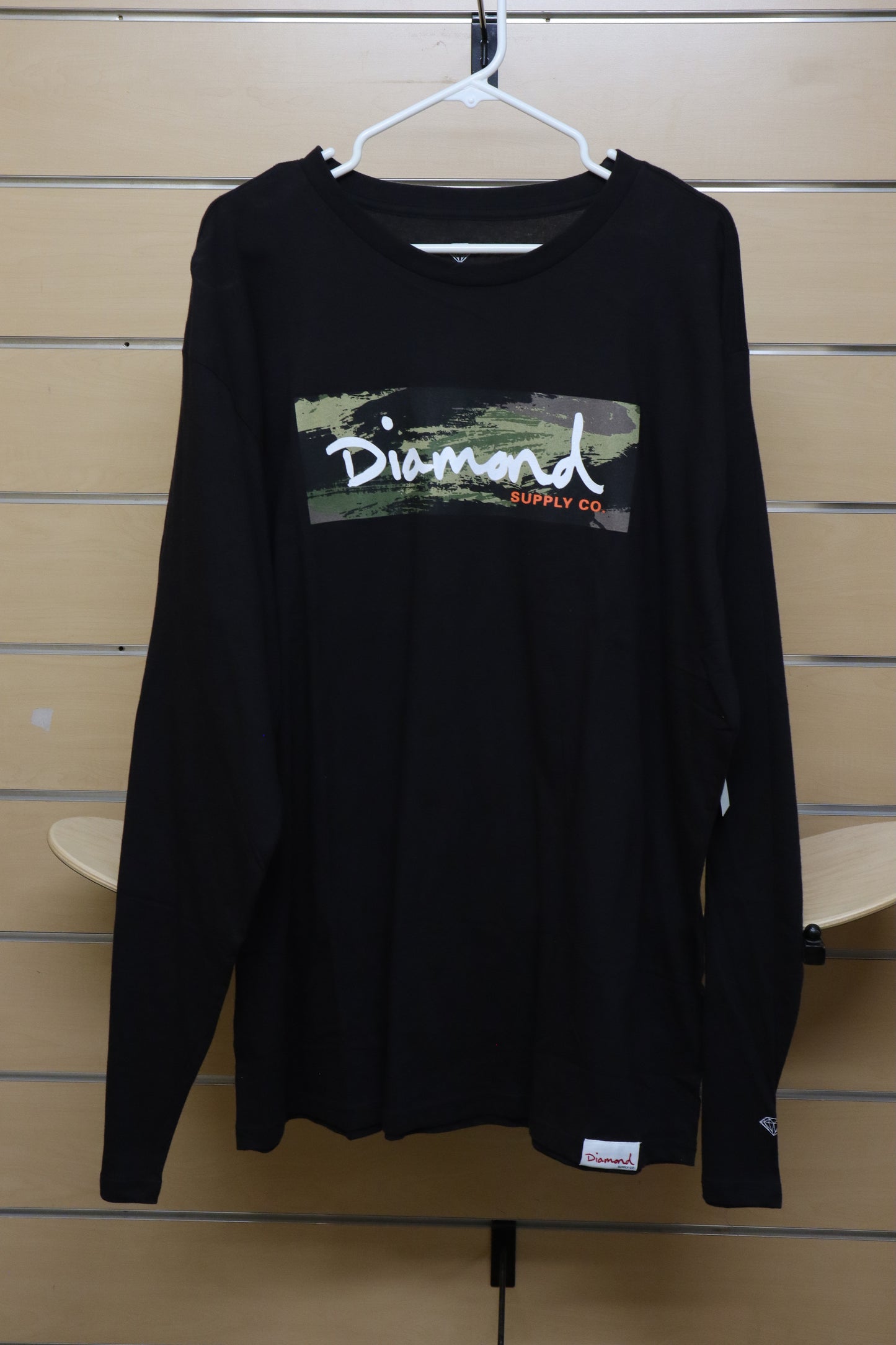Diamond Supply Camo Logo Long Sleeve