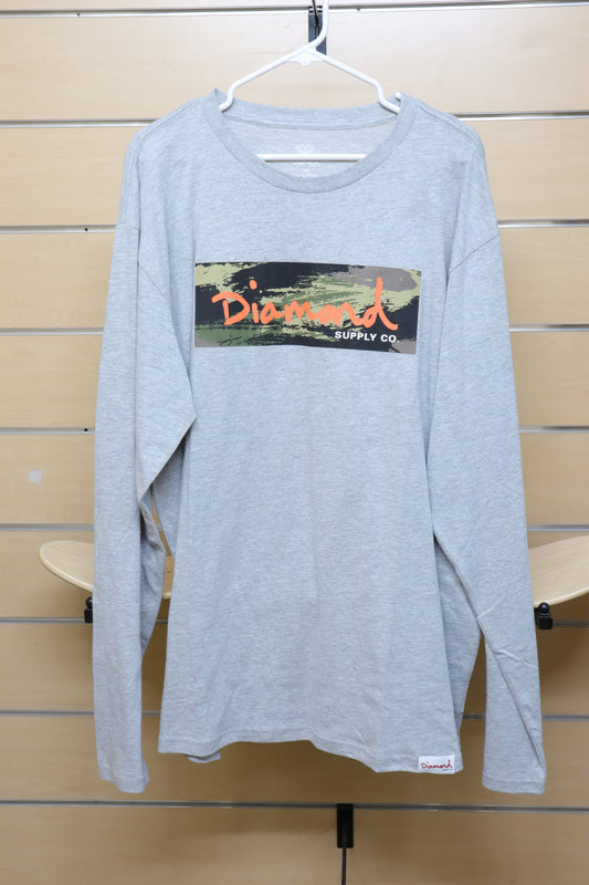 Diamond Supply Co Camo Logo Long Sleeve