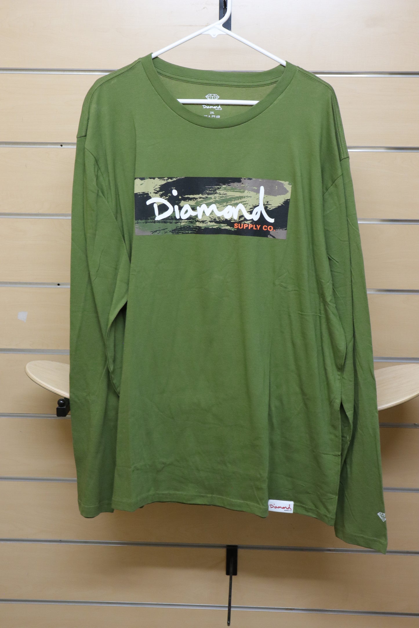 Diamond Supply Co Camo Logo Long Sleeve