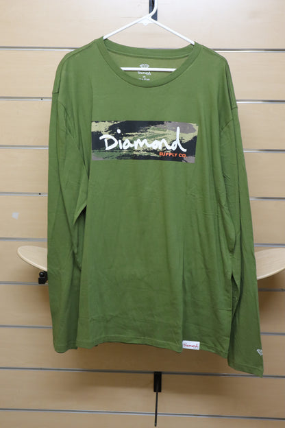 Diamond Supply Co Camo Logo Long Sleeve