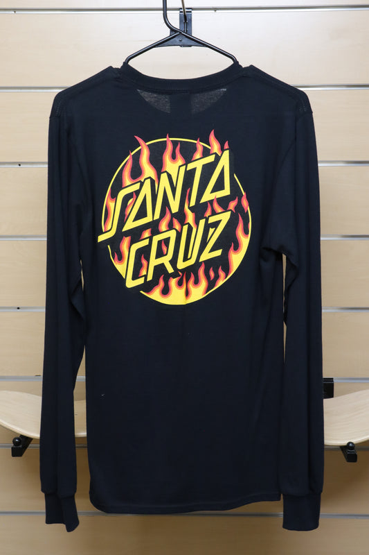 Santa Cruz x Thrasher Flaming Dot Long Sleeve