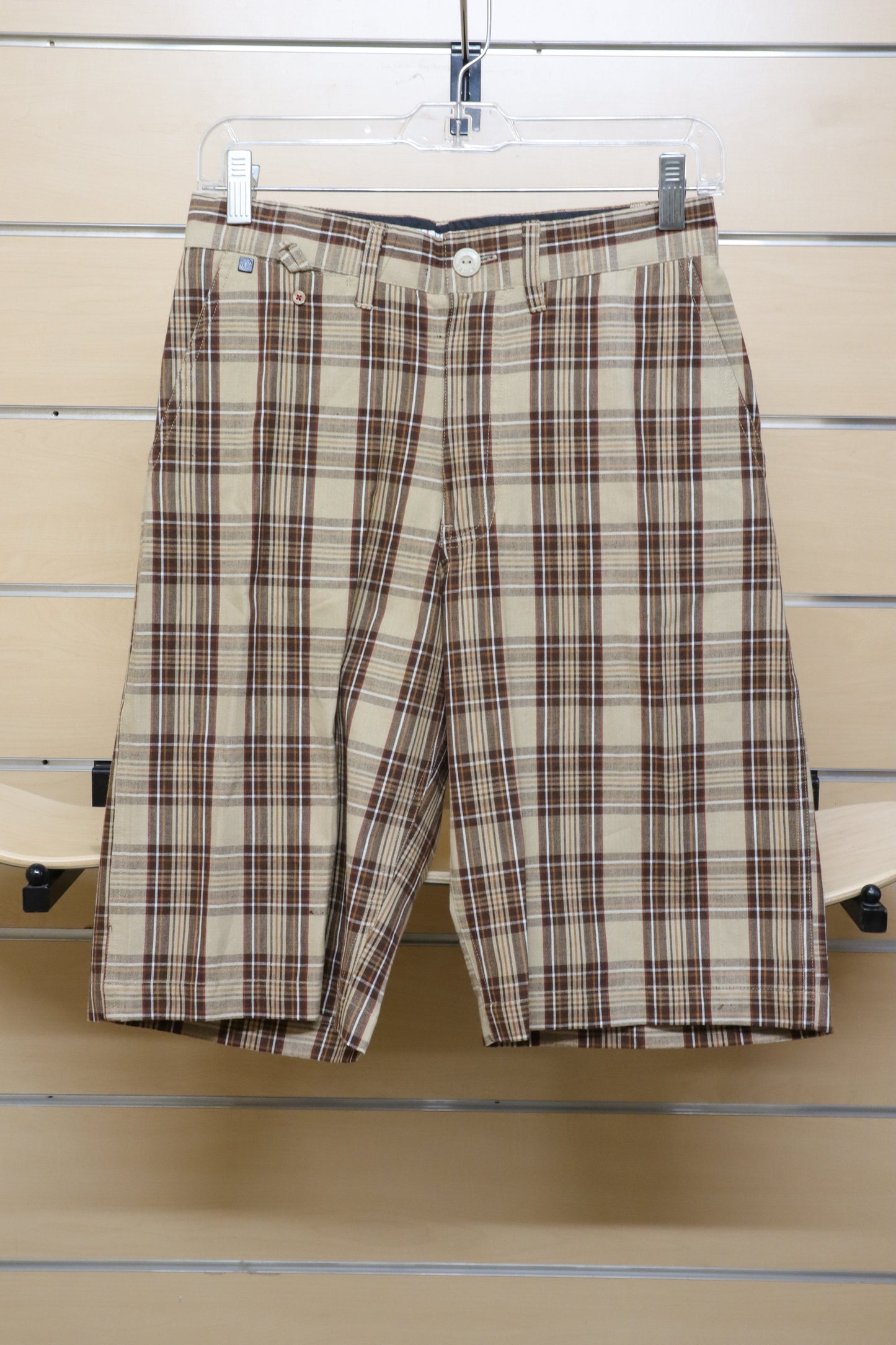 Element Youth Tartan Shorts