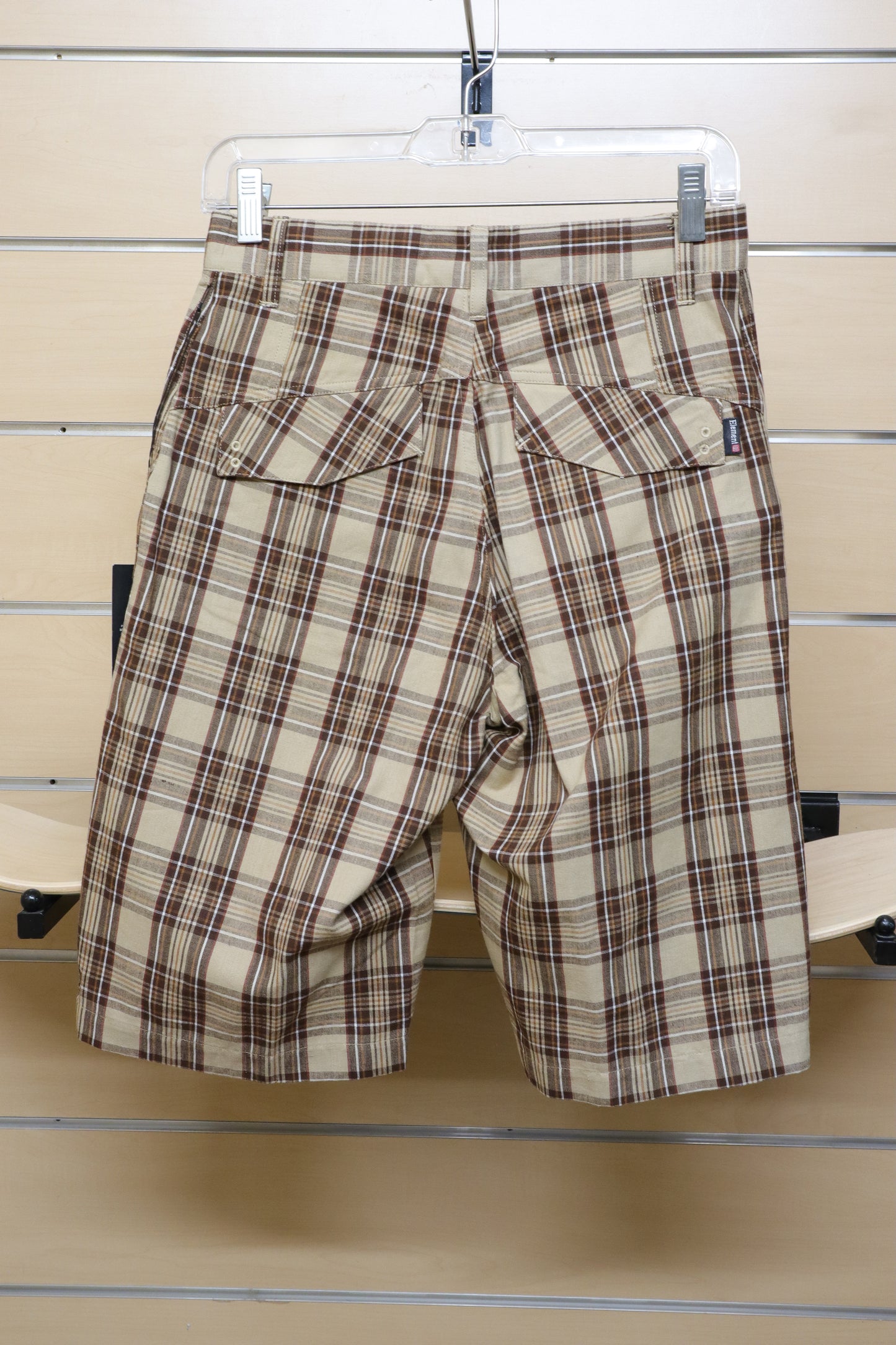 Element Youth Tartan Shorts