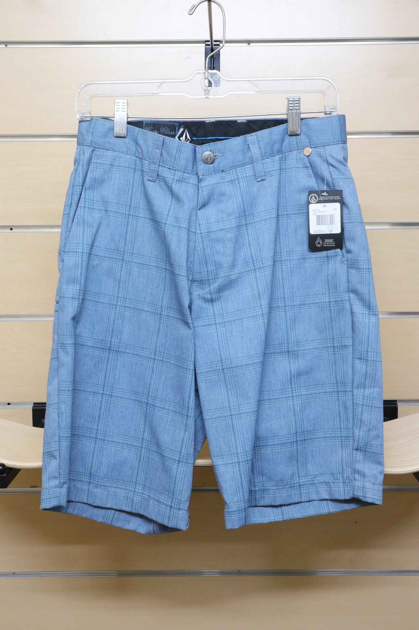 Volcom Frickin Plaid Youth Shorts