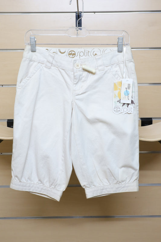 Split Violet Banded Shorts
