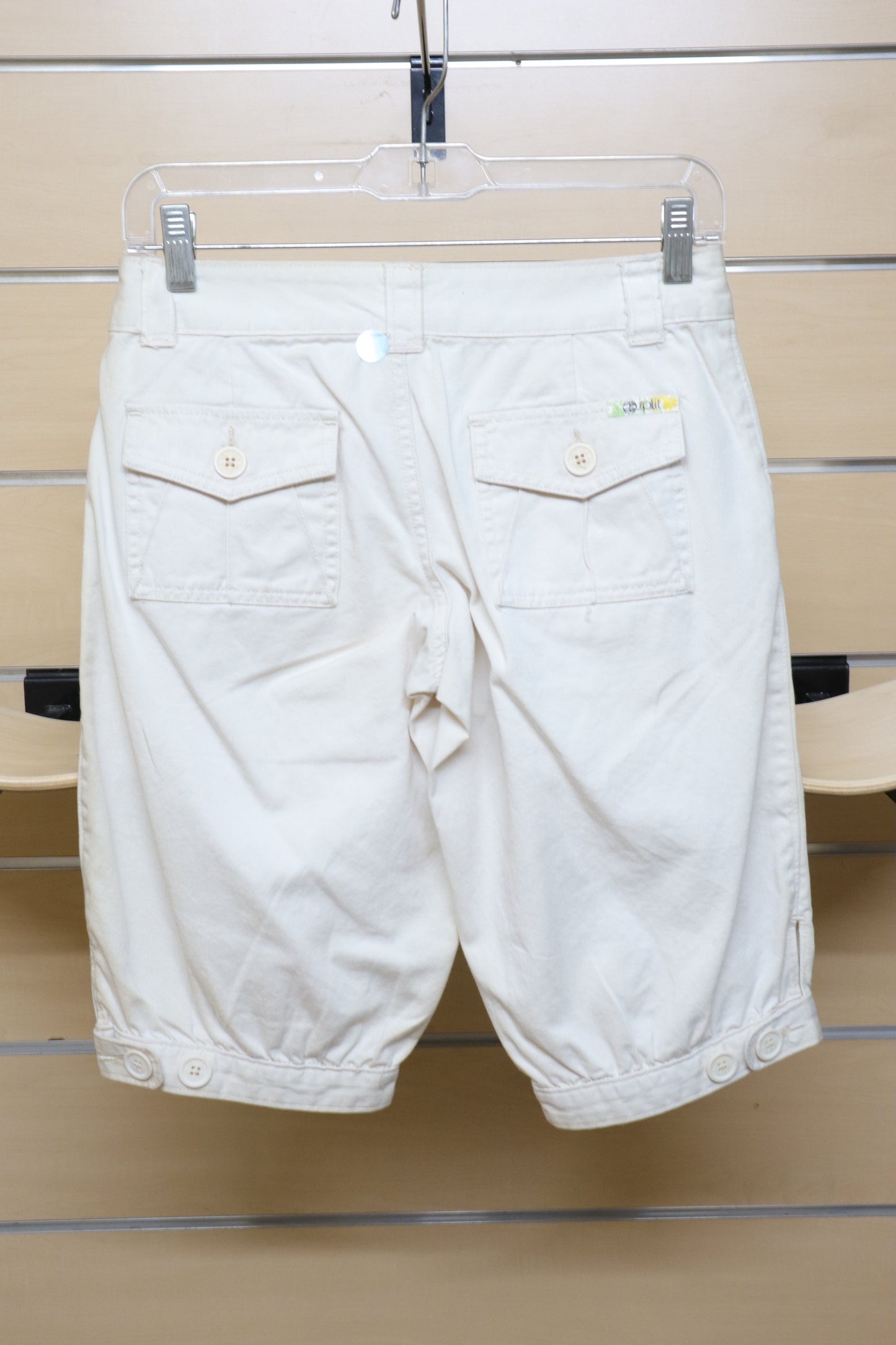 Split Violet Banded Shorts